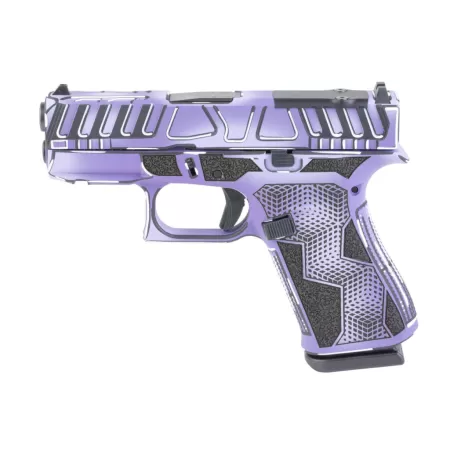 Glock 43X MOS 9mm, 3.41" Barrel, 10 rnd - Purple/Black [MPN:UX4350204FRAPURP-SCT]