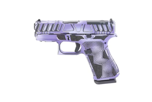 Glock 43X MOS 9mm, 3.41" Barrel, 10 rnd - Purple/Black [MPN:UX4350204FRAPURP-SCT]