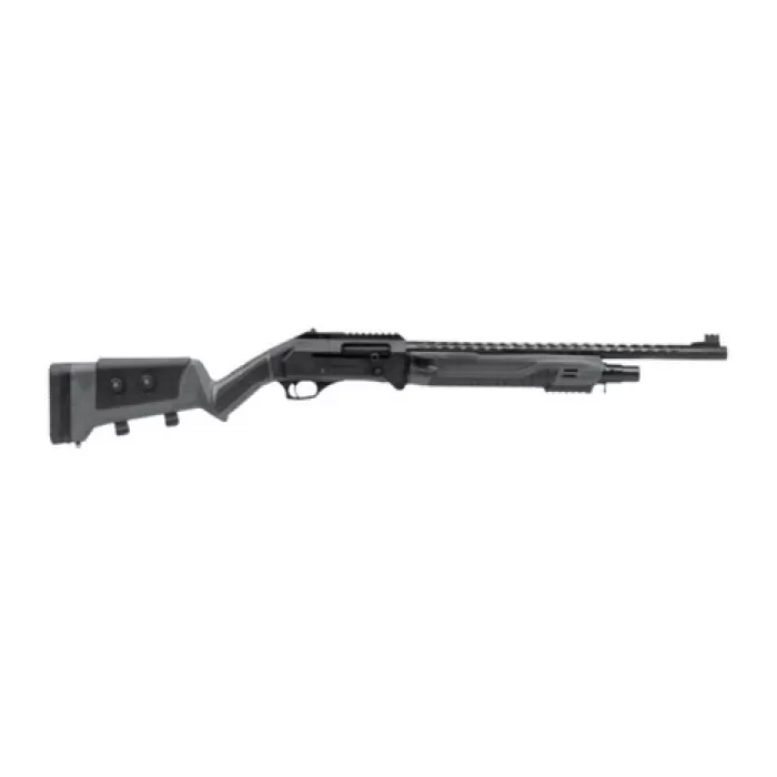 Panzer Arms PAFS1PROFSGRA FS1 Pro 12 Gauge Semi-Auto 3" 4+1 20" Black Shrouded Barrel, Gray Cerakote Receiver w/Picatinny Rail, M-LOK Handguards, Black Adj Cheekrest Synthetic Stock, Picatinny Rail Fo