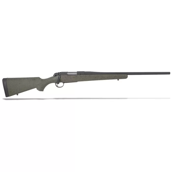 Bergara B-14 Hunter SoftTouch Green w/ Tan and Black Flecks Bolt Action Rifle - 7mm-08 Remington - 22in