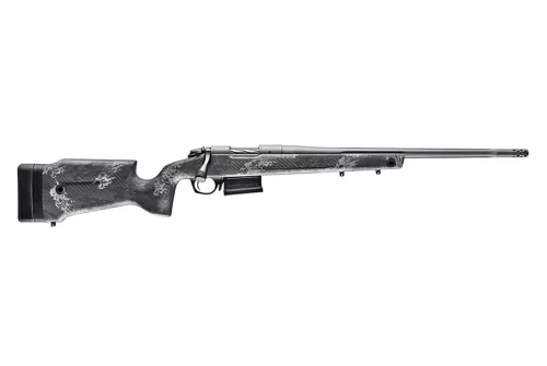 Bergara Crest Carbon 308 Winchester, 20" Threaded Barrel, 5rd Black/Gray Sponge Carbon Fiber Stock