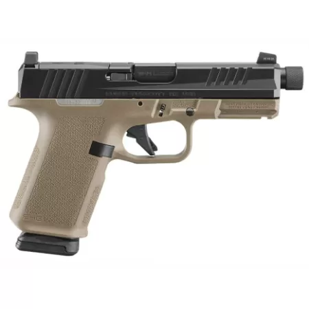 RUGER RXM 9mm 4.5in Threaded 2x 15rd Mags Black/FDE Striker-Fired Pistol (19435)