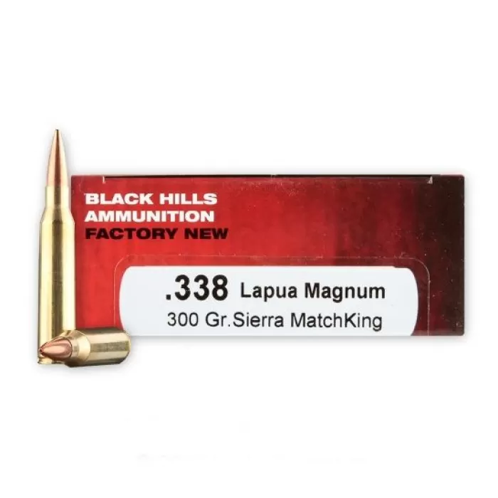 338 LAPUA MAGNUM 300GR MATCHKING AMMO - 338 Lapua 300gr MatchKing 20/Box