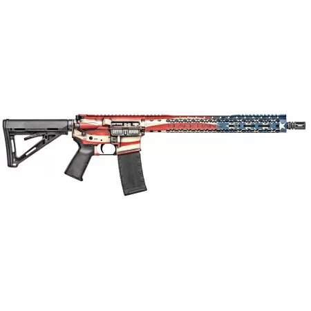 Black Rain AR-15 300 Blk, 16" Barrel, American Flag Finish, 30rd