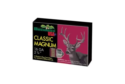 Brenneke Classic Magnum 16 GA Slug 5-Rounds 2.75"