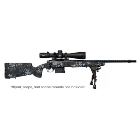 Horizon Firearms HRF-VNP-300W-22R-P Vandal Prime 300 Win 22" Black Spiral Fluted Threaded Barrel, Black Receiver w/Picatinny Rail, Textured Iota EKO Carbon Fiber Stock