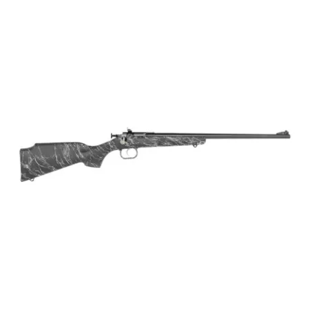 Crickett KSA2344 My First Rifle Gen2 22 LR 1rd 16.13" Blued Single Shot Barrel, Drilled & Tapped Receiver, Black w/White Webbing Fixed Synthetic Stock
