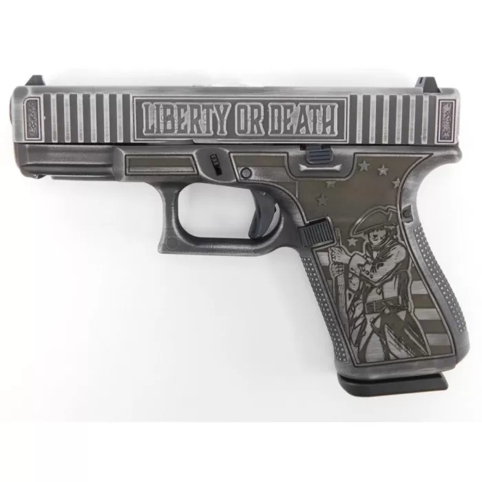 Glock 19 GEN5 PATRIOT GRAY LIVE OR DIE 9MM 15RD MAG 4.02 Glock 19 GEN5 PATRIOT GRAY LIVE OR DIE 9MM 15RD MAG 4.02