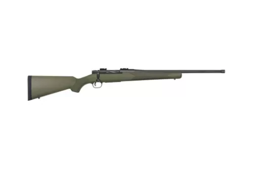 Mossberg 28225 Patriot 400 Legend 4+1 20" Matte Blued Threaded Barrel, OD Green Synthetic Stock