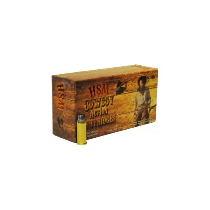 HSM/Hunting Shack Cowboy Action Brass .44-40 50 Rds per Box Round Nose Flat Point 200 Gr HSM/Hunting Shack Cowboy Action Brass .44-40 50 Rds per Box Round Nose Flat Point 200 Gr