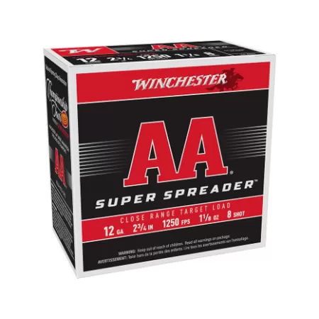 SPREADER #8 1250FPS 250RD CASEWINCHESTER AA 12GA 2.75" 1-1/8