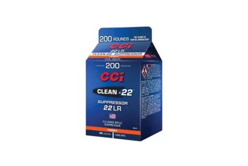 CCI 980CC Copper-22 Suppressor 22 LR 45 gr Lead Round Nose (LRN) 200 Bx