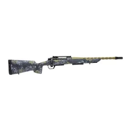 Horizon Firearms HRF-VE2-65PR-22R Venatic 2 6.5 PRC 22" Sage Green Spiral Fluted Threaded Barrel, Black DLC Receiver w/Picatinny Rail, Arca Rail Forend, Artic Moss Iota EKO X Carbon Fiber Stock