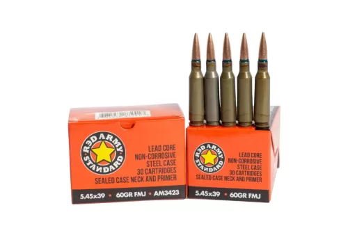 Red Army Standard AM3423 5.45x39mm 60gr Full Metal Jacket 30 Per Box