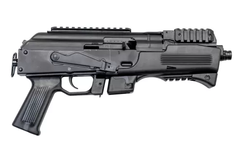 Charles Daly Charles Daly Pak-9 Pistol, 9Mm, 6.3" Flip-Up Sights, Black, Mag Adapters, (1) 10-Rd &Amp; (1) 33-Rd CF440130