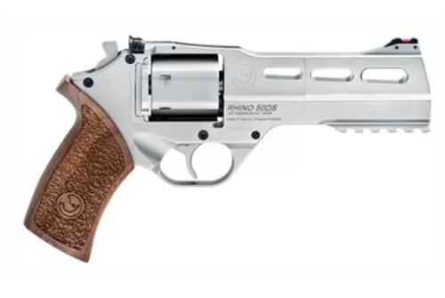 Chiappa Firearms Rhino 50Ds 40S&W 5" Nickel ADJ 340.233