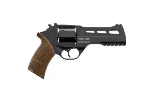 Chiappa Rhino 50DS 5" 9mm Revolver, Anodized Black - 340.245