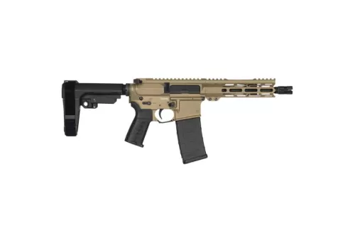CMMG Banshee Mk 4 8" 300 Blackout AR-15 Pistol, Coyote Tan - 30A81BB-CT
