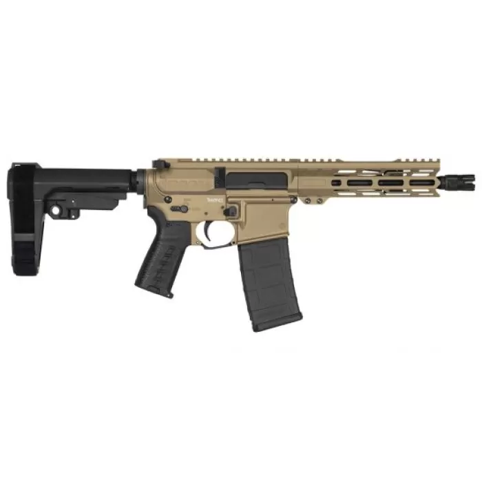 CMMG Banshee Mk 4 8" 300 Blackout AR-15 Pistol, Coyote Tan - 30A81BB-CT