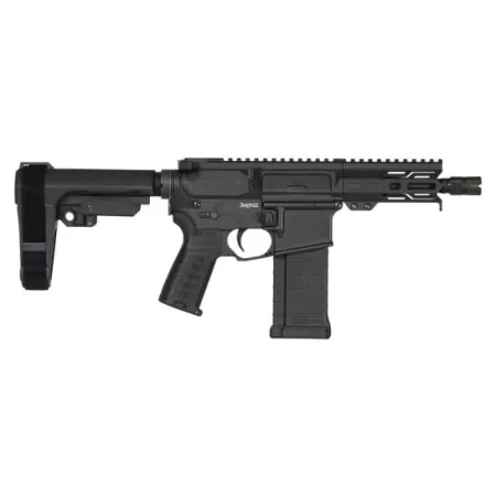 CMMG Banshee Mk4 5" 5.7x28mm AR-15 Pistol, Armor Black - 54ABCC7-AB
