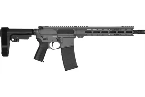Cmmg Pe55adf7atng Banshee Mk4 5.56X45mm Nato 30+1 12.50", Tungsten Gray Rec, Buffer Tube (No Brace), Eml11 M-Lok Handgaurd, Zeroed Ambi Controls & Linear Compensator 55ADF7A-TNG