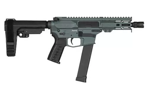 CMMG PISTOL BANSHEE MKG .45ACP 5" 26RD RIPBRACE CHARCOAL GRN 45A69BB-CG