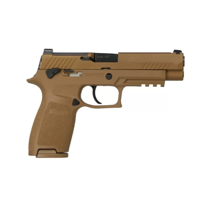 SIG SAUER OFF-DUTY P320 M17 9mm, 4.7" Barrel, Optic Ready, 21 rnd - FDE [MPN:WM179PROMSRM17]