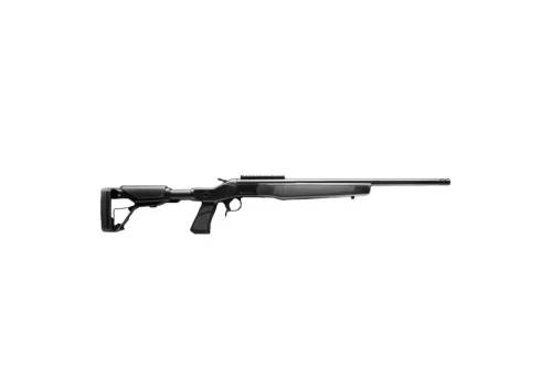 CVA CR4439XP Scout XP 35 Whelen 1rd 20" Matte Stainless Steel Threaded Barrel & Receiver w/Picatinny Rail, Graphite Black Adjustable Synthetic Stock