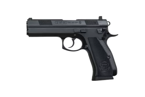 CZ 01416 CZ 97 BD 45 ACP 4.65" 10+1 Black Black Steel Slide Black Aluminum Grip