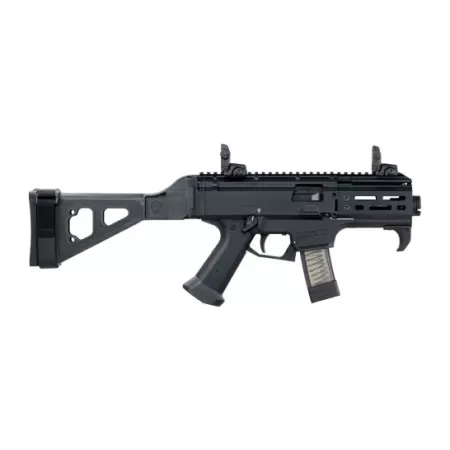 CZ Scorpion Evo 3 4.2" 9mm Pistol With Folding Brace, Black - 91345