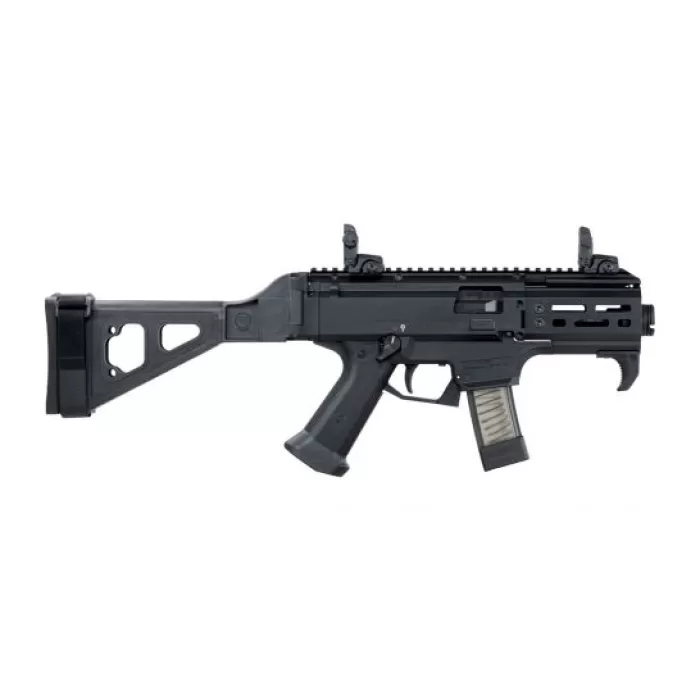 CZ Scorpion Evo 3 4.2" 9mm Pistol With Folding Brace, Black - 91345