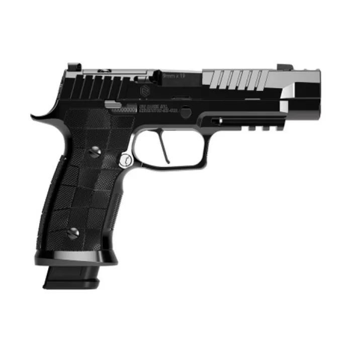 Sig Sauer 320SXGF9CWRES10 P320 SXG Reserve Full Size Frame 9mm Luger 10+1 3.90" Black Barrel, High Polish DLC Stainless Steel Integrated Compensator/Optic Ready/Serrated Slide & Frame w/Beavertail & P