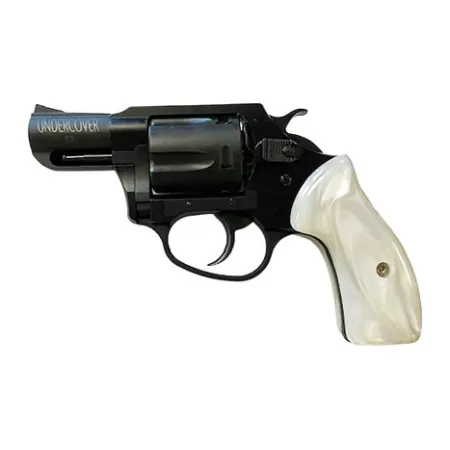 Charter Arms 13822 Undercover Lite Small 38 Special 5 Shot 2" Black Passivate Steel Barrel & Cylinder, Black Passivate Aluminum Frame, White Pearlite Grip, Transfer Bar Safety, Exposed Hammer