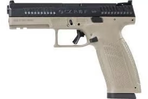 CZ Usa P-10 F 9Mm FS 19-Shot Fde Frame Reversible Mag Catch << 89541