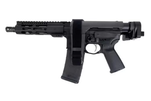 DPMS DP15 5.56/.223, 7.5" Barrel, Side-Folding, SBA3 Brace, Black, 30rd