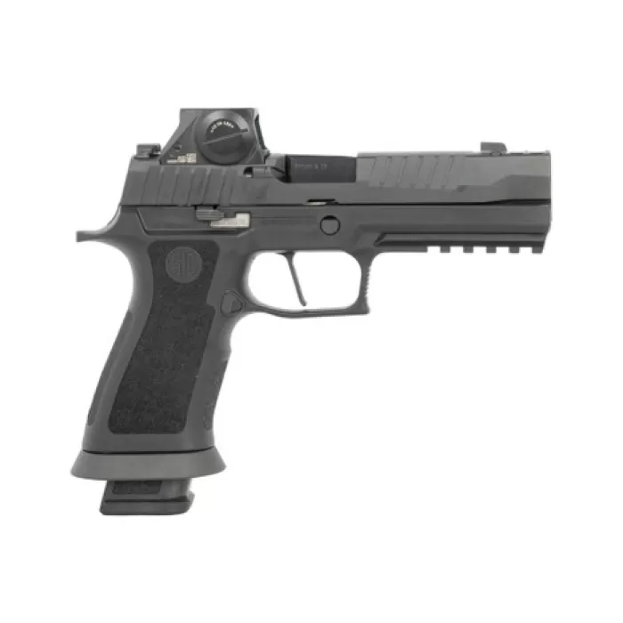 Sig Sauer 320XF9MODRXSL P320 M.O.D. Full Size 9mm Luger 21+1 3.90" Black Barrel, Matte Black DLC Stainless Steel Ported/Serrated w/Optic Slide, Black Stainless Steel Frame w/Picatinny Rail ,M.O.D. X F