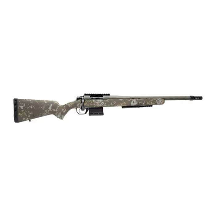Horizon Firearms HRF-VA2-22CM-22R Vandal 2 22 Creedmoor 22" Mil-Spec OD Green Skip Dash Fluted/Threaded Barrel, Mil-Spec OD Green Receiver w/Picatinny Rail, Arca Rail Forend, Timberline Iota BKS Right