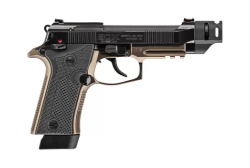 Beretta USA J80XTACLED15 80X Cheetah Tactical Urban Micro-Compact Frame 380 ACP 15+1 4.40" Threaded Barrel, Optic Ready/Serrated Slide, Steel Frame w/Picatinny Rail, Vertec Grip