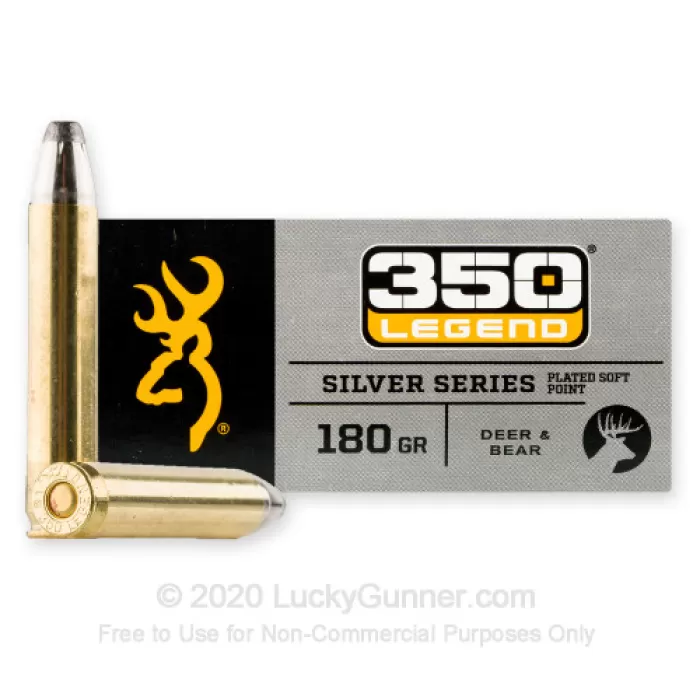 350 Legend - 180 Grain SP - Browning Silver Series - 20 Rounds 350 Legend - 180 Grain SP - Browning Silver Series - 20 Rounds