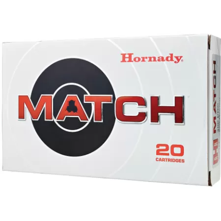 Hornady 81421 Match 25Creedmoor 134gr Extremely Low Drag-Match 20 Per Box/10 Case