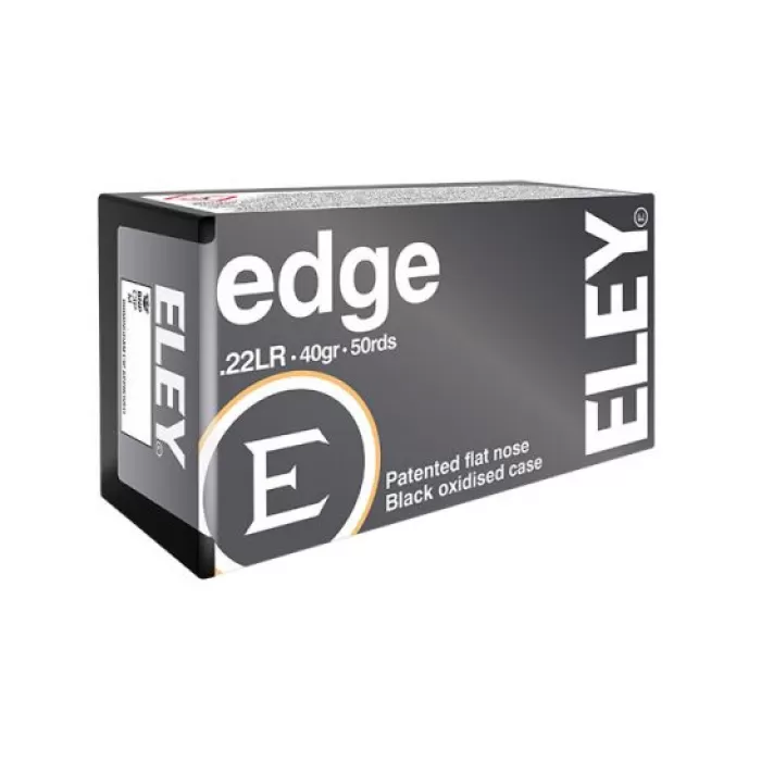 Eley Ammo Edge .22lr 40gr. Eps - Black Bullet 50-pack ! Eley Ammo Edge .22lr 40gr. Eps - Black Bullet 50-pack !