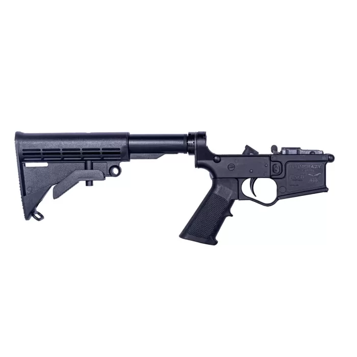 Plum Crazy Hybrid AR-15 Polymer Complete Lower Receiver, Multi-Caliber Plum Crazy Hybrid AR-15 Polymer Complete Lower Receiver, Multi-Caliber