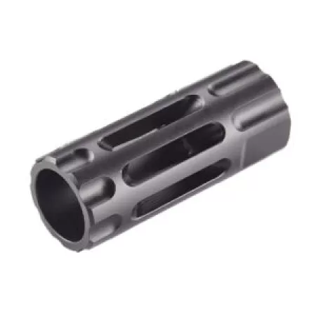 MUZZLE BRAKE Q-COMP 11/16-24 STEEL BLACK