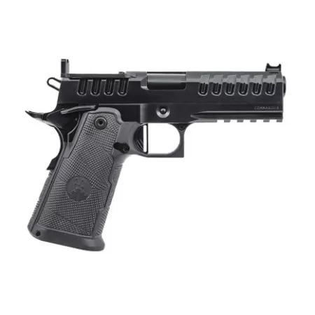 Watchtower Firearms APACHE9MMCMNDRBLK Apache Commander Frame 9mm Luger 15+1 4.25" Threaded Barrel Steel Slide Black PVD