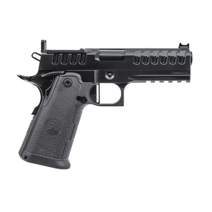 Watchtower Firearms APACHE9MMCMNDRBLK Apache Commander Frame 9mm Luger 15+1 4.25" Threaded Barrel Steel Slide Black PVD Watchtower Firearms APACHE9MMCMNDRBLK Apache Commander Frame 9mm Luger 15+1 4.25" Threaded Barrel Steel Slide Black PVD