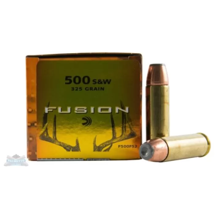 Federal 500 S&W Magnum 325gr Fusion Ammunition 20rds - F500FS2 Federal 500 S&W Magnum 325gr Fusion Ammunition 20rds - F500FS2