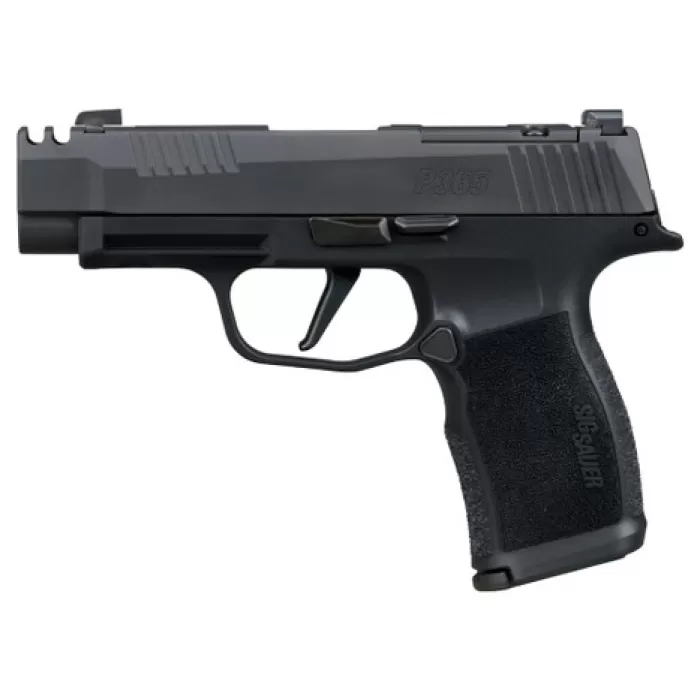 Sig Sauer 365XL380COMP P365XL 380 ACP 12+1 3.10" Black Ported Barrel, Black Nitron Stainless Steel Optic Cut/Ported/Serrated Slide, Black Stainless Steel Frame w/Picatinny Rail, Textured Grip, SIG-LO