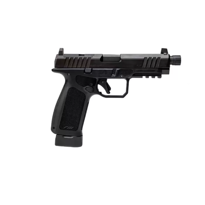 Rost Martin RM1F Tactical 9mm, 5.1" Barrel, Optic Ready, 15 rnd - Black [MPN:RM1FBLKOSP15T]