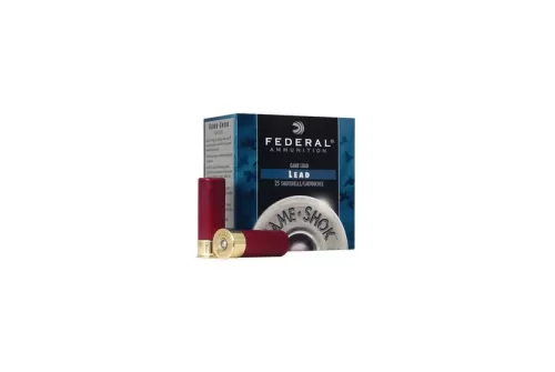 Federal 20ga 2.75" 1oz #7.5 "Game-Shok" Heavy Field Lead Shotshells 25rds - H202 7.5