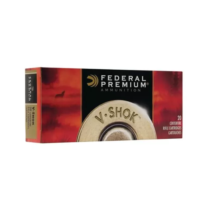 Federal 222 Remington 40gr Nosler Ballistic Tip V-Shok Ammunition 20rds - P222C Federal 222 Remington 40gr Nosler Ballistic Tip V-Shok Ammunition 20rds - P222C